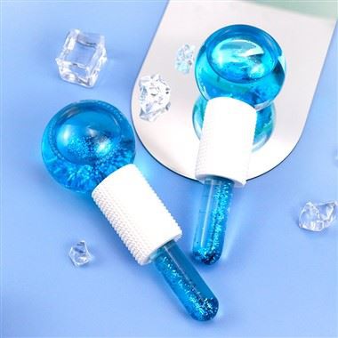 2pcs aušinimo ledo rutuliai veido masažui