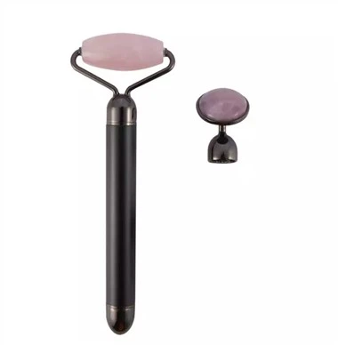 Elektrinis vibracinis krištolo nefrito ritininių masažo įrankiai