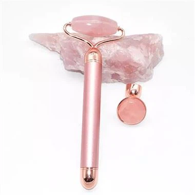Rose Gold 2 viename elektrinis vibruojantis nefrito veido volelis