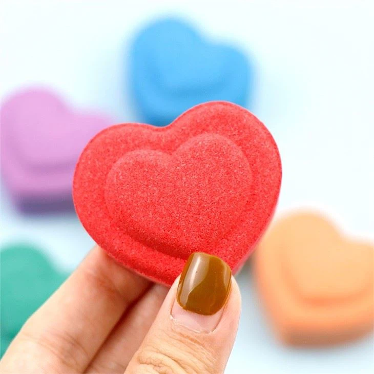 Vitamin C Powder Bath Bomb Heart
