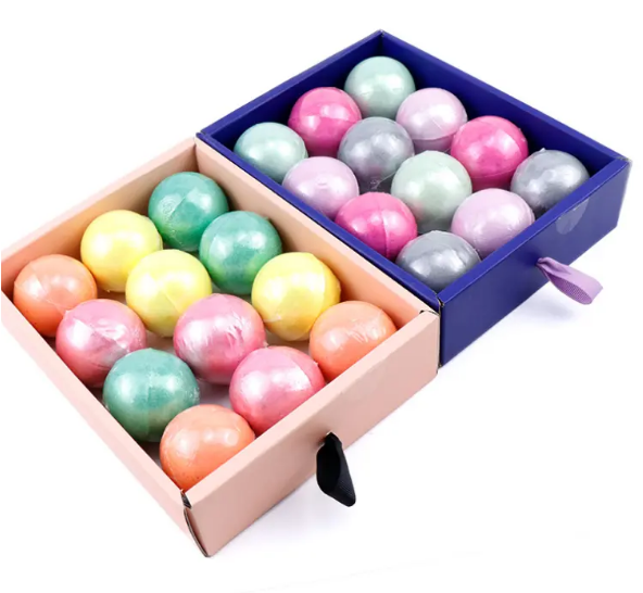 Privačios etiketės vonios bombos rinkinys